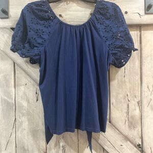 J. Crew Tie-back top